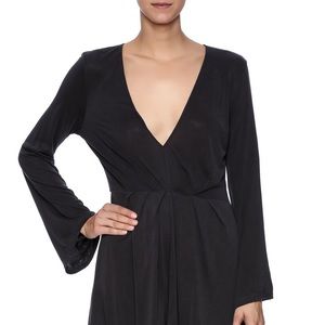 Lush Deep V-Neck Romper